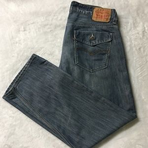 Mens Levi's 514 Regular Straight Fit Jeans 36x30